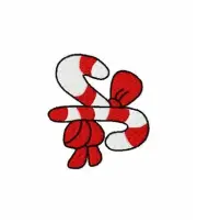 More Candy Canes 10 Machine Embroidery Designs on multi-formatted CD