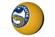 NRL Rubber High Bounce Hand Ball - Paramatta Eels - Single - 6cm