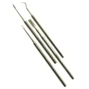 Wax and Clay Sculpting Tool Set of 4 Piece Spear Pick, Hook, Chisel - Stainless