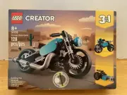 Lego Creator 3 In 1 Vtg. Motorcycle Set (31135), NIB