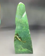 959.0G Tumble freeform top Quality crystals tower Nephrite Jade 1PC decoration
