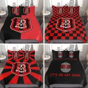 a1791 Bed Sheets ed Hapoel Jerusalem Bedding Set Pillowcase Duvet Cover Double Adult Kids Bedclothes Quilt Cover3-Piece Bedding Set (1 Duvet Cover +