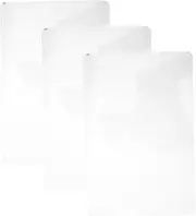 Gadpiparty 3pcs Clear Acrylic Cutting Pads Non Slip Crafting Mats for Engraving Cutting and Painting Portable Transparent Design for Card Making Quilting and Art Projects