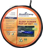 Sleep Screen Pop-Up Mosquito Net with Permethrin Bug Repellent