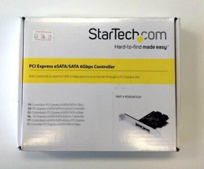 StarTech PCI Express eSATA /SATA 6Gbps Controller