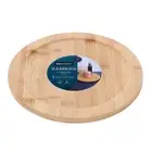 Bamboo Lazy Susan Turntable Tray Table Kitchen Storage Spice Organiser 24.5cm