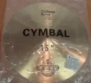 New Rhythm Bytes Sultans Series 16" Crash Cymbal Polished Gold Drum Drumming Kit