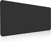 Giecy Mouse Pad, Computer Desk Mat 90 x 40 cm Large Mousepad Desk Pad Mat, XXL Extended Keyboard Mouse Pad Mats Gaming Mousemat Desk Protector Pad for Home Office Laptop (Black)