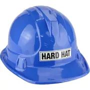 Construction Blue Plastic Hat