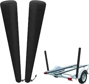 DECOHS 48 Inch Boat Trailer Guide Pole Cover- Neoprene Boat Trailer Guide Protective Cover- Heavy Duty Marine Trailer Guide Poles Cover for Jet Ski Boat Sailboat Trailer (Set of Two)