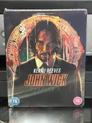 John Wick Chapter 4 - 4K Ultra HD / Blu-Ray Limited Edition STEELBOOK BRAND NEW!