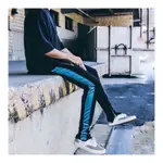 現貨🇺🇸YUPI美國代購🇺🇸MNML TRACK PANTS BLACK/TEAL 黑/青 運動褲 休閒褲