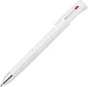 Zebra 3 Colors Ballpoint Pen, Blen 3C 0.5mm, White Body (B3AS88-W)
