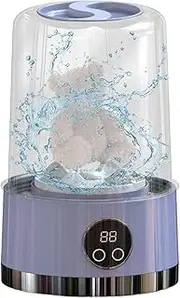 Portable Washer - 1000ml Portable Washing Machines For Apartments | 3000mAh USB Charging Silent Washing Machine For Sock | Lightweight Wireless Washing Machine Washer Portable For Underwear Panty Sock