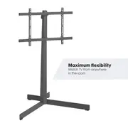 "Vogels TV Floor Stand (Upto 77"") Black Steel"