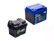 Kings 60Ah Lithium LiFePO4 Battery Prismatic cells + Compact Battery Box