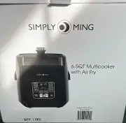 SIMPLY MING MULTI COOKER WITH AIR FRY-RED