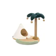 Pidan Pet Cat Climbing Tree Furniture Scratcher Tower w/ Hanging Ball Island