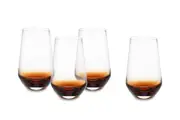 Prism Tall Drinking Glasses, Set of 4