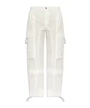 Allsaints Relaxed Fit Cargo Pants 10 white