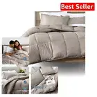 All Season King/California King Comforter Set - Soft, Easy Care, Geometric