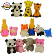 Iwako Japanese Puzzle Take Apart Erasers Zoo Animals Set of 7