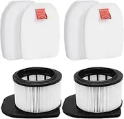 IZ400UKT Filter 2 Pack, M-ellbree IZ400 Filter Compatible with S-hark IZ800,IZ862,IZ400,T IZ420UKT Cordless Vacuum Cleaner, Replacement Filters Parts Washable & Reusable