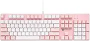 Merdia Mechanical Keyboard Gaming Keyboard | Brown Switch Pink & White Backlit Keyboard | 104 Keys US Layout | Wired Gaming Keyboard | Hot Swappable Mechanical Keyboard | PC Gaming Keyboards