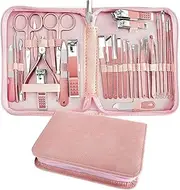 Lenamos Manicure Set 30 in 1 Nail Clippers Set, Nail Manicure Kit for Women, Toenail Clippers Pedicure Kit, Pedicure Tools, Suitable for Travel Manicure Tools, Toe Nail Care Kit, Manicure Set Women