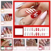 Nail Supplies Christmas Fake Nails Christmas False Nails Lady