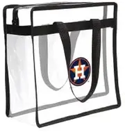 Houston Astros Clear Tote Bag, Clear, Standard