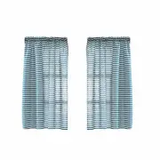 1 Pc Rod Small Window Short Curtain Household Sheer Valance Kitchen Balcony