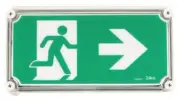 Legrand LED WEATHERPROOF EXIT SIGN LEG684652 2x1W Running Man Right, Green