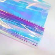 HOHOFILM Colorful Chameleon Window Film Self-Adhesive Decorative Glass One Way Window Tint 137cmx30cm
