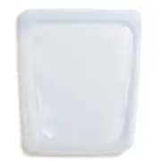Stasher Half Gallon 1.92L/26cm Silicone Bag Reusable Food Storage Pouch Clear