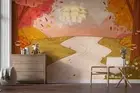 3D Mountains Motorway Grass Autumn Self-adhesive Removeable Wallpaper Wall Mural