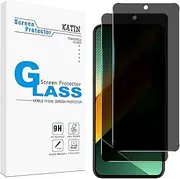 KATIN [2 Pack] Privacy Screen Protector for Google pixel 8A Anti-Spy Tempered Glass Film, Anti-Scratch, Bubble Free, Case Friendly