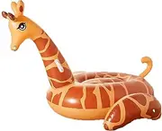 Swimming Floaty Giraffe Shape Inflatable Pool Float Beach Swimming Toys Attractive Party Creative for Kids Adult Swimming Ring Pool Floats Ergonomic LWX