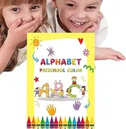Toddler Writing Books | Reusable Alphabet Learning Workbooks - Portable Homeschool Supplies, Educational Preschool Learning Activities for Boys Girls