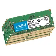 Crucial DDR4 32GB(4 x 8GB) 2400MHz PC4-19200 Notebook Memory CT8G4S24AM MacBook