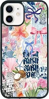 [qizjio] Collage Aesthetic Phone Case Shockproof Protective Art Coquette Summer Phone Case for iPhone 11