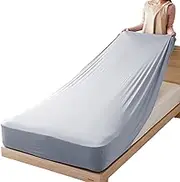 Merry Night Antibacterial, Odor Resistant, Stretchy-Stretch Knit Sheet, Blue, Single