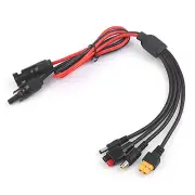 Solar Panel Extension Cable 4 In 1 DC5521 7909 XT60 Connector Cord PV Wire 30A