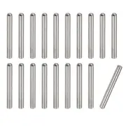 3x22mm Dowel Pins, 50pcs Round Head Flat Chamfered End Dowel Pin
