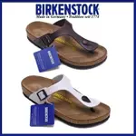 BIRKENSTOCK BOKEN 男/女經典軟木人字拖沙灘休閒鞋GIZEHSERIES BROWN/WHITE34-4