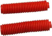 Motorcycle Front Shock Covers 40mm Fork Motorbike Red Rubber Boot Universal Dust Jacket Cover Dirt Off Bike Fork Guards