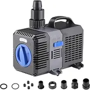 EXLECO Super Eco CTP-7000 Pond Pump Filter Pump 7000 L/H 50 Watt Energy Saving Water Pump Koi Pond Stream Pump
