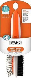 Wahl Animal White/Orange Small Double-Sided Brush WE58906