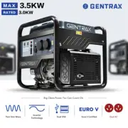 Gentrax G3500 Inverter Generator 3.5KW 3.0KW Open Frame AC/DC/USB Ports Camping