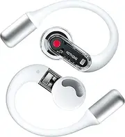 [Nothing] Ear (Open) Wireless Open Headphones with Dual mics and AI Clear Voice, Open Sound Technology, IP54 Water Resistant, 30 Hours of Playback and Advanced EQ - White